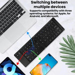 B028 Two-Fold Portable Wireless Bluetooth Keyboard Mini Magnetic Keyboard