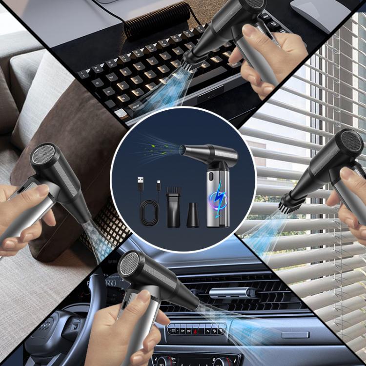 Aspirapolvere per auto, soffiatore wireless senza spazzole, mini ventilatore ad alta potenza per esterni, W16