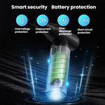 Aspirapolvere per auto, soffiatore wireless senza spazzole, mini ventilatore ad alta potenza per esterni, W16