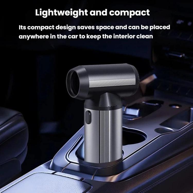 Aspirapolvere per auto, soffiatore wireless senza spazzole, mini ventilatore ad alta potenza per esterni, W16