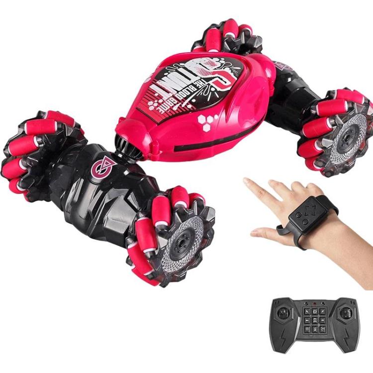 Auto giocattolo acrobatica antiurto e resistente agli urti con luci, ricaricabile e telecomando., Dual Remote Control Blue, Dual Remote Control Pink, Dual Remote Control Grey, Single Remote Control Blue, Single Remote Control Pink                      ...