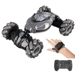 Auto giocattolo acrobatica antiurto e resistente agli urti con luci, ricaricabile e telecomando., Dual Remote Control Blue, Dual Remote Control Pink, Dual Remote Control Grey, Single Remote Control Blue, Single Remote Control Pink                      ...