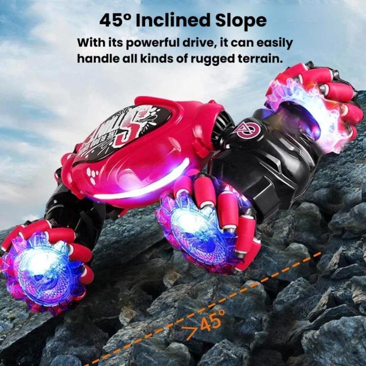 Auto giocattolo acrobatica antiurto e resistente agli urti con luci, ricaricabile e telecomando., Dual Remote Control Blue, Dual Remote Control Pink, Dual Remote Control Grey, Single Remote Control Blue, Single Remote Control Pink                      ...