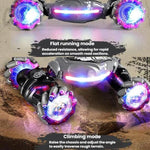 Auto giocattolo acrobatica antiurto e resistente agli urti con luci, ricaricabile e telecomando., Dual Remote Control Blue, Dual Remote Control Pink, Dual Remote Control Grey, Single Remote Control Blue, Single Remote Control Pink                      ...