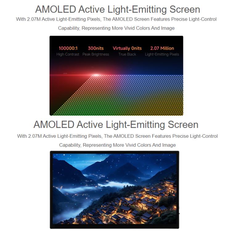 Waveshare Display AMOLED 13,3" FHD Touchscreen 1920x1080