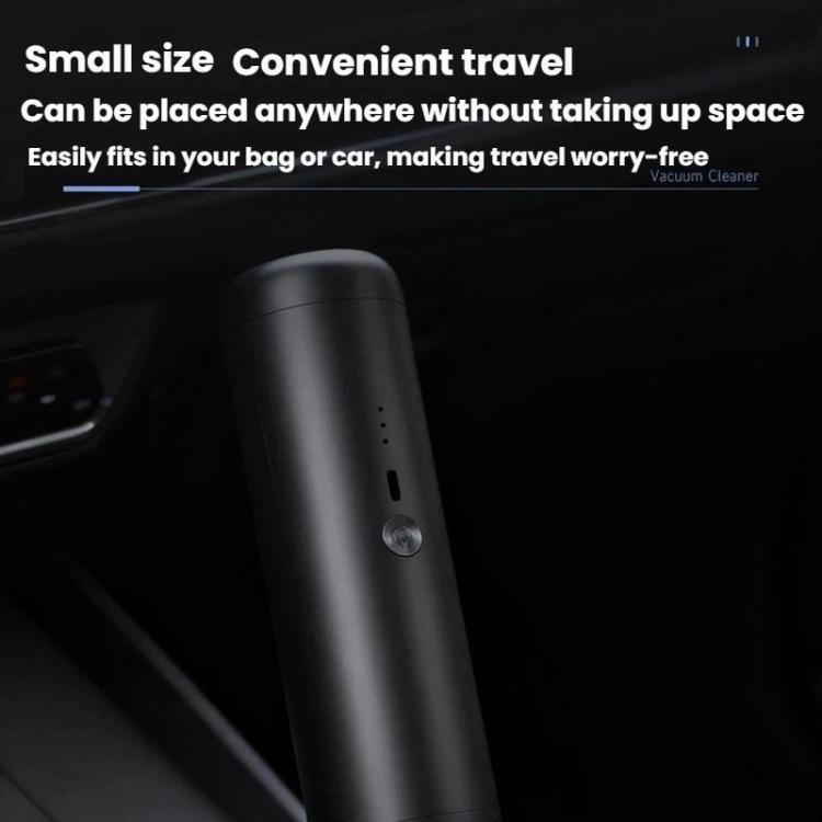 Aspirapolvere portatile senza fili per esterni e uso domestico, con spazzola potente e aspirazione, ideale per auto.