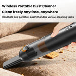 Aspirapolvere portatile senza fili per esterni e uso domestico, con spazzola potente e aspirazione, ideale per auto.