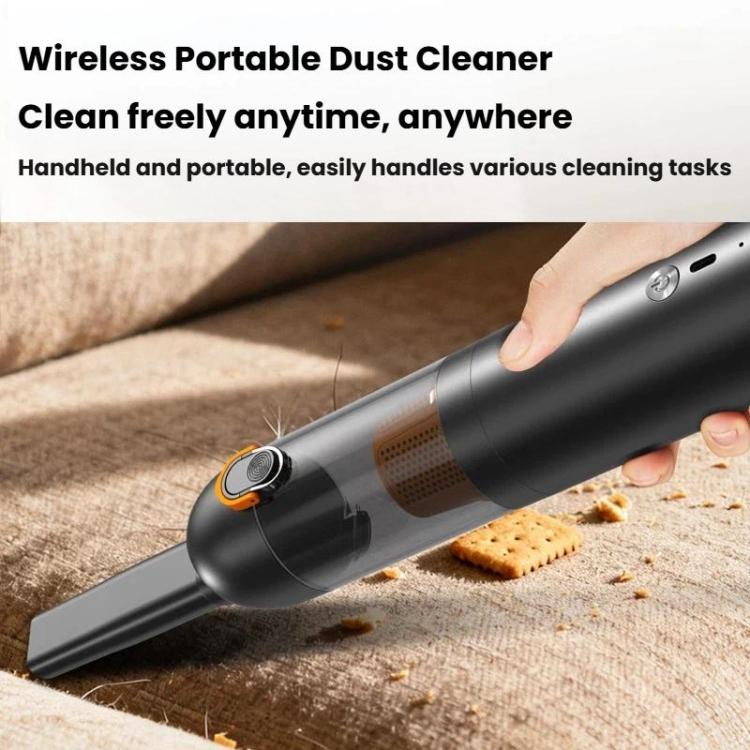 Aspirapolvere portatile senza fili per esterni e uso domestico, con spazzola potente e aspirazione, ideale per auto.