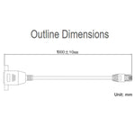 WAVESHARE 1M RJ45 Effective Shielded Network Cable Extension Cable