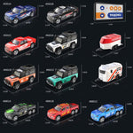 Mini auto radiocomandata in lega 1:64 con luci, modello di auto simulata., 6601 White, 6601 Green, 5501 Black, 5501 Red, 5501 Blue, 8801 Black, 8801 Red, 8801 Blue, 6601 White With Hanging Box, 6601 Green With Hanging Box, 5501 Black With Hanging Box  ...
