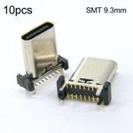 10 connettori USB Type-C femmina a 16 pin con porta di ricarica rapida PD, TH 9.3mm, TH 10.0mm, TH 10.5mm, TH 13mm, TH 13.7mm, TH 15mm, TH 16.5mm, TH 17.5mm, TH 18.5mm, SMT 9.3mm, SMT 13.0mm, SMT 13.7mm, SMT 15.0mm, SMT 17.5mm, SMT 18.5mm
