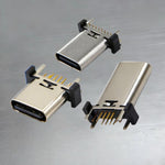 10 connettori USB Type-C femmina a 16 pin con porta di ricarica rapida PD, TH 9.3mm, TH 10.0mm, TH 10.5mm, TH 13mm, TH 13.7mm, TH 15mm, TH 16.5mm, TH 17.5mm, TH 18.5mm, SMT 9.3mm, SMT 13.0mm, SMT 13.7mm, SMT 15.0mm, SMT 17.5mm, SMT 18.5mm