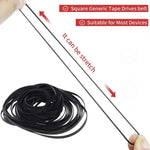 Cinghie di gomma assortite, CD, DVD, cassetta., 60pcs 0.5mm Square Fold Length 40-100mm, 30pcs 0.7mm Square Fold Length 45-120mm, 20pcs 1mm Square Fold Length 35-85mm, 20pcs 1mm Square Fold Length 90-135mm, 30pcs 1mm Square Fold Length 40-135mm        ...