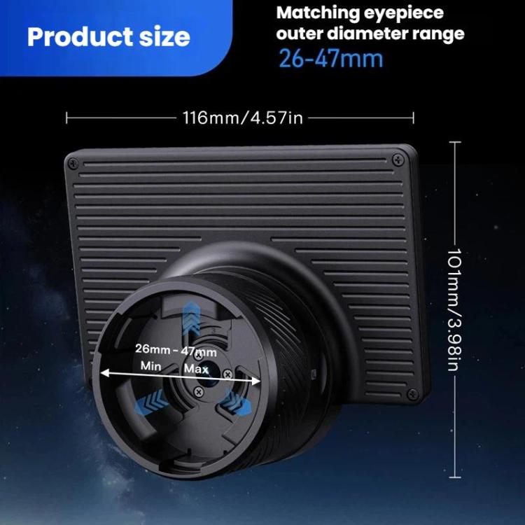 Display elettronico wireless WiFi da 4,3 pollici per oculari di telescopi e microscopi., WT1