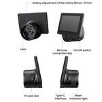 Display elettronico wireless WiFi da 4,3 pollici per oculari di telescopi e microscopi., WT1