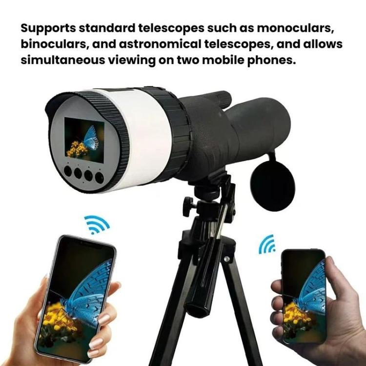 Oculare elettronico WiFi HD da 2 pollici per telescopi a grande apertura da 38 mm a 73 mm, V16