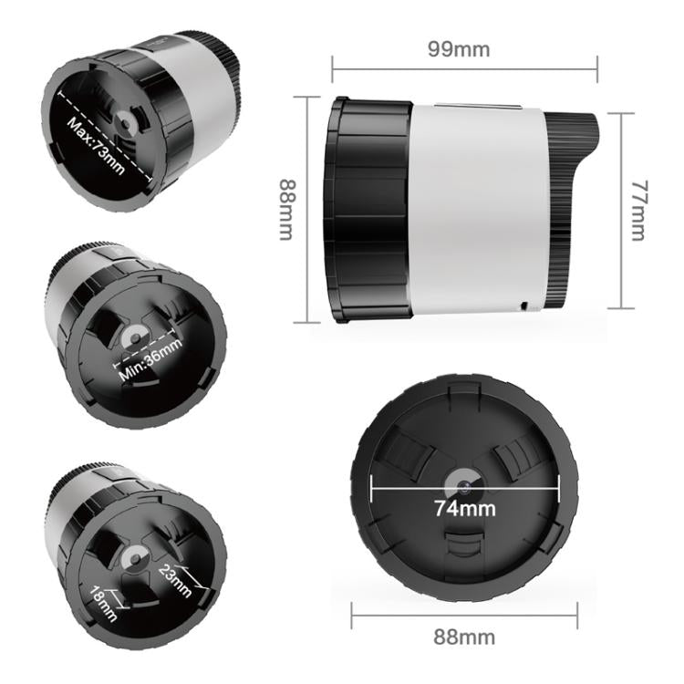 Oculare elettronico WiFi HD da 2 pollici per telescopi a grande apertura da 38 mm a 73 mm, V16