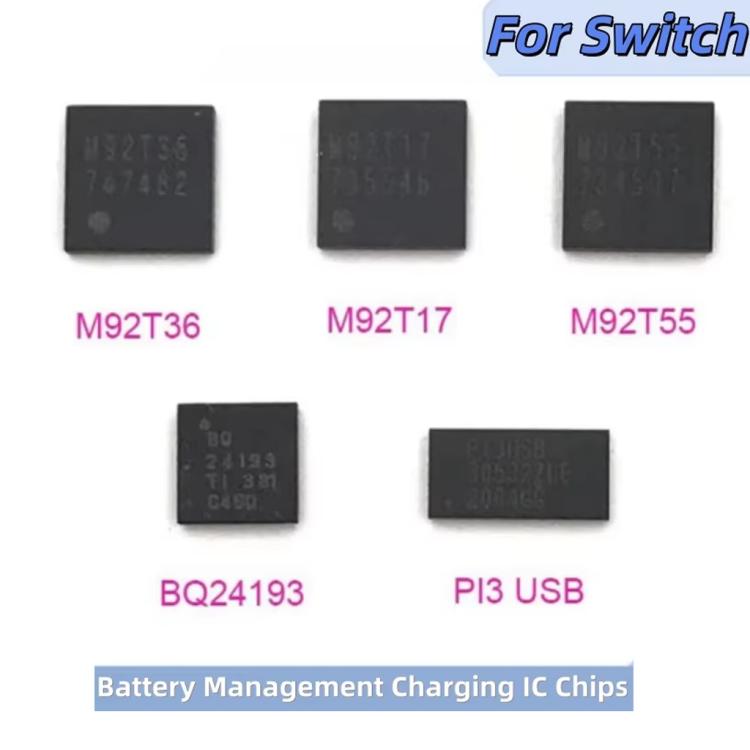 Circuito integrato di ricarica per il chipset della console Nintendo Switch, M92T17, M92T36, BQ24193, PI3USB