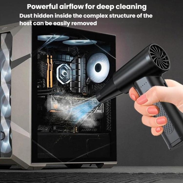 Soffiatore per la polvere della tastiera del computer, per auto e casa, potente mini ventilatore senza fili, 90G, 130G, 180G