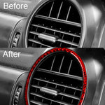 Adesivi per finiture delle bocchette di ventilazione del disappannatore per Lexus IS300 (1999-2005), 2 pezzi/set