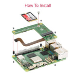 Scheda espansione PCIe a M.2 per Raspberry Pi 5 compatta