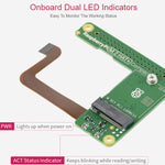 Scheda espansione PCIe a M.2 per Raspberry Pi 5 compatta