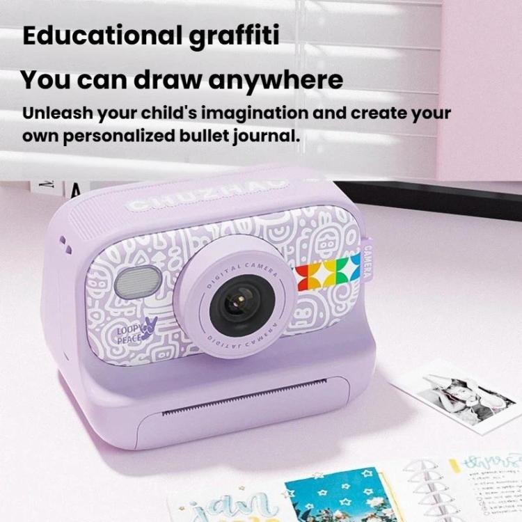 Fotocamera digitale a colori HD per bambini CHUZHAO S9, fotocamera termica istantanea per stampa