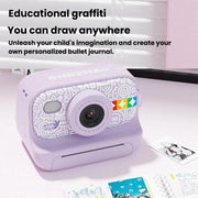 Fotocamera digitale a colori HD per bambini CHUZHAO S9, fotocamera termica istantanea per stampa