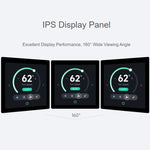Scheda di sviluppo ad alte prestazioni WAVESHARE RP2350 con risoluzione 480 x 480., With Touch Screen