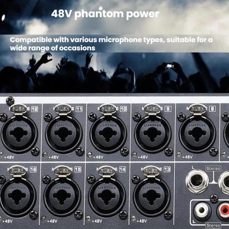 Mixer digitale MDX22 con USB, Bluetooth e alimentazione phantom 4