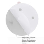 Cartello adesivo 4 in 1 da 5 pollici per porta di ufficio/sala riunioni: Fuori ufficio/Non disturbare/In riunione/Si prega di bussare, 4-In-1 Black, 4-In-1 Silver