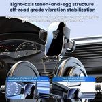 Supporto per telefono con navigatore per auto, staffa di fissaggio per bocchetta dell'aria, Mirror Finish, Textured Finish