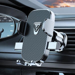 Supporto per telefono con navigatore per auto, staffa di fissaggio per bocchetta dell'aria, Mirror Finish, Textured Finish
