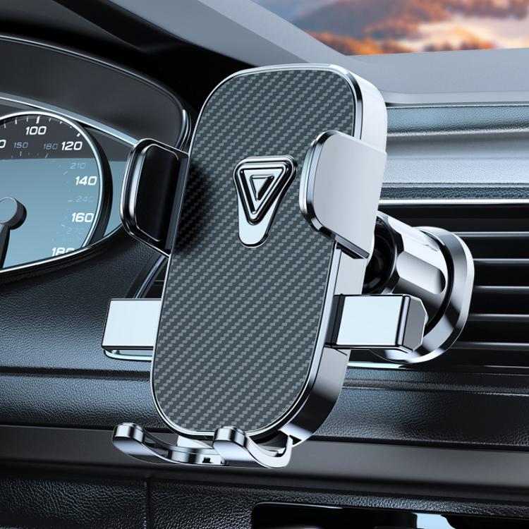 Supporto per telefono con navigatore per auto, staffa di fissaggio per bocchetta dell'aria, Mirror Finish, Textured Finish