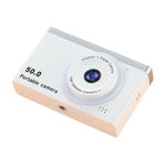 M12 Mini fotocamera HD da 2,4 pollici con doppia lente CCD, fotocamera retrò con scheda di memoria per studenti