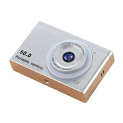 M12 Mini fotocamera HD da 2,4 pollici con doppia lente CCD, fotocamera retrò con scheda di memoria per studenti