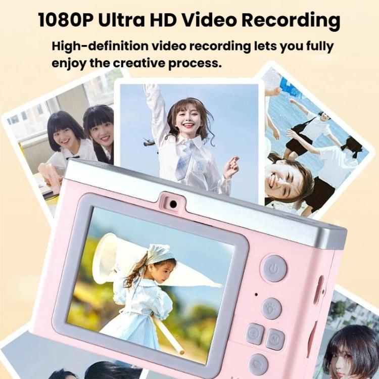 M12 Mini fotocamera HD da 2,4 pollici con doppia lente CCD, fotocamera retrò con scheda di memoria per studenti
