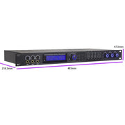 Processore effetti audio DSP KX500 con display digitale
