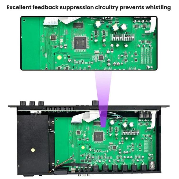 Processore effetti audio DSP KX500 con display digitale