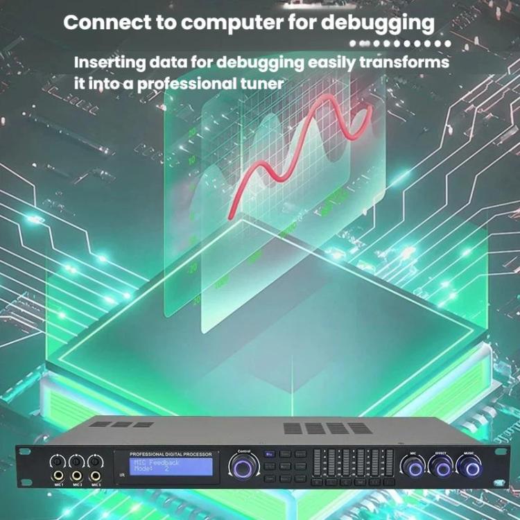 Processore effetti audio DSP KX500 con display digitale