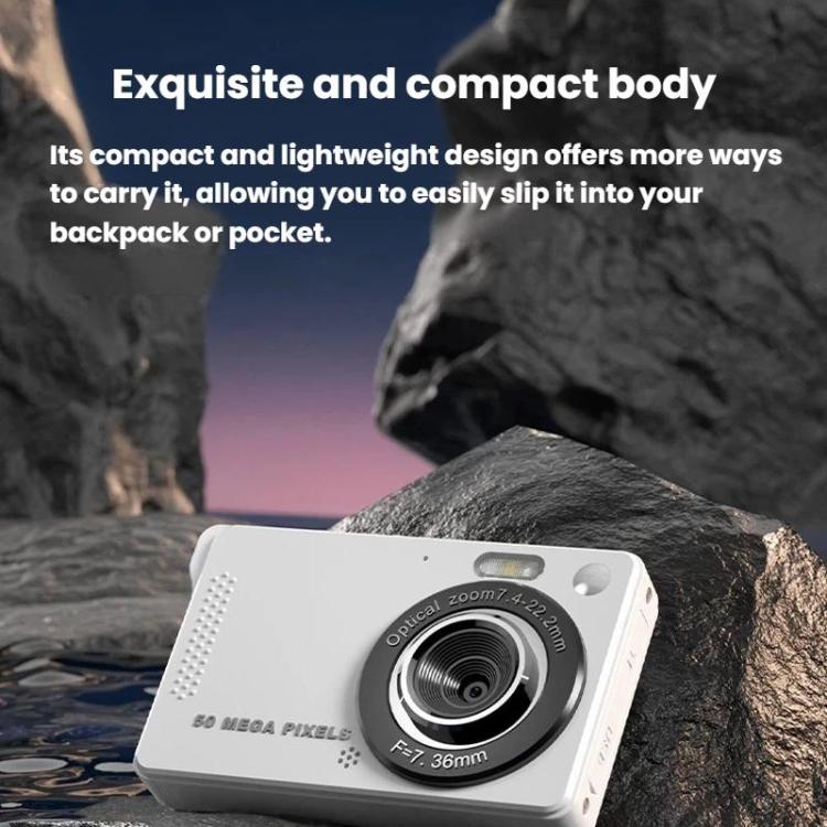 M08 Fotocamera digitale CCD HD da 2,8 pollici per studenti, fotocamera retrò con trasferimento OTG