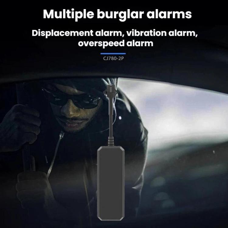 Dispositivo antifurto GPS a tripla modalità 2G 9-90V a 2 fili