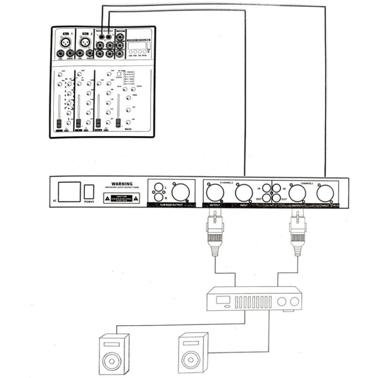 Preamplificatore MP-100 miglioramento voce con effetti