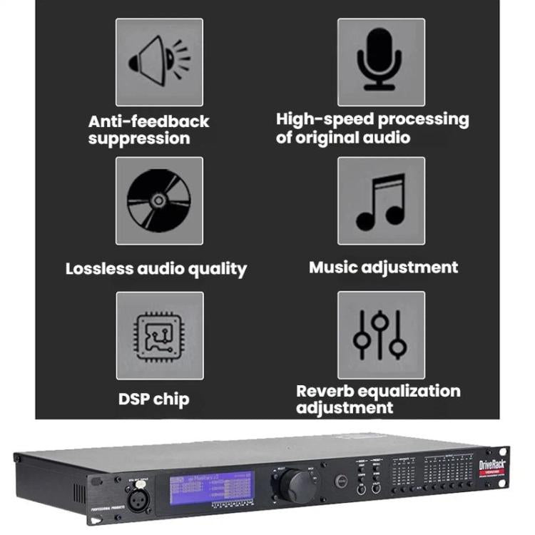 Processore audio digitale 360° per effetti palcoscenico