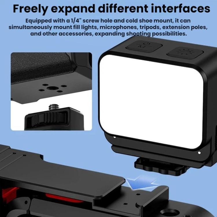 Kit di estensione per maniglia della gabbia per fotocamera Flymile 1/2 per Insta360 Ace Pro