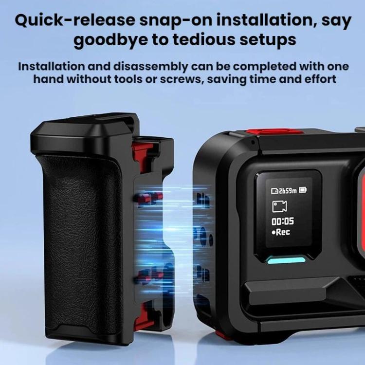 Kit di estensione per maniglia della gabbia per fotocamera Flymile 1/2 per Insta360 Ace Pro