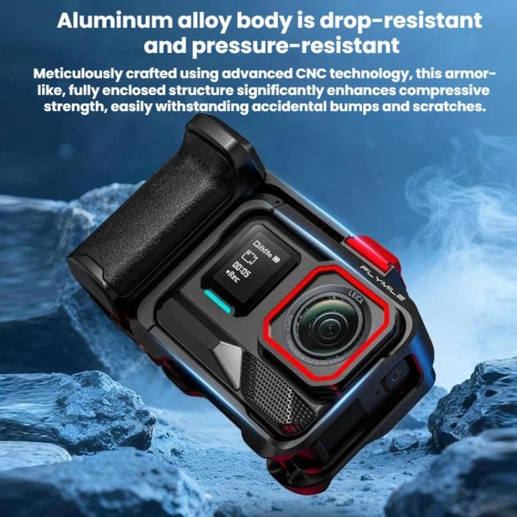 Kit di estensione per maniglia della gabbia per fotocamera Flymile 1/2 per Insta360 Ace Pro