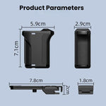 Impugnatura Flymile per gabbia per fotocamera DJI Osmo Action 5 Pro / 4 / 3 con base a sgancio rapido magnetico