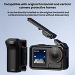 Impugnatura Flymile per gabbia per fotocamera DJI Osmo Action 5 Pro / 4 / 3 con base a sgancio rapido magnetico