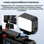 Impugnatura Flymile per gabbia per fotocamera DJI Osmo Action 5 Pro / 4 / 3 con base a sgancio rapido magnetico